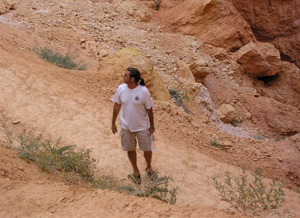 Erick sur Navajo Trail Bryce Canyon 
