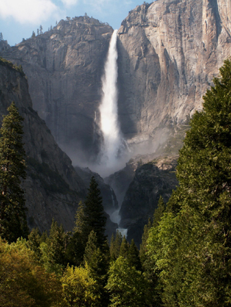 La cascade de Yosemite 